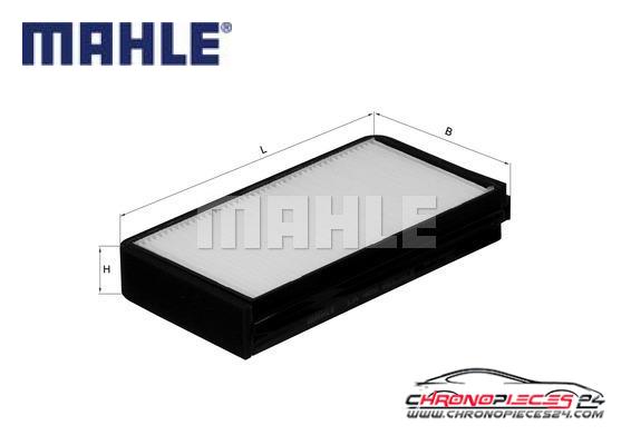 Achat de MAHLE LA 489 Filtre, air de l'habitacle pas chères