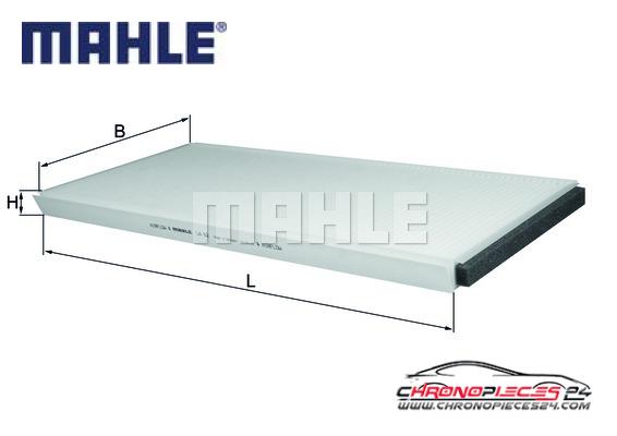 Achat de MAHLE LA 62 Filtre, air de l'habitacle pas chères