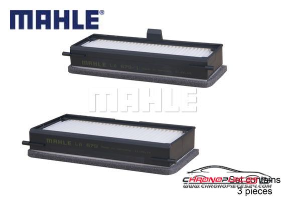 Achat de MAHLE LA 679/S Filtre, air de l'habitacle pas chères