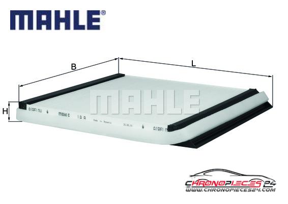 Achat de MAHLE LA 8 Filtre, air de l'habitacle pas chères