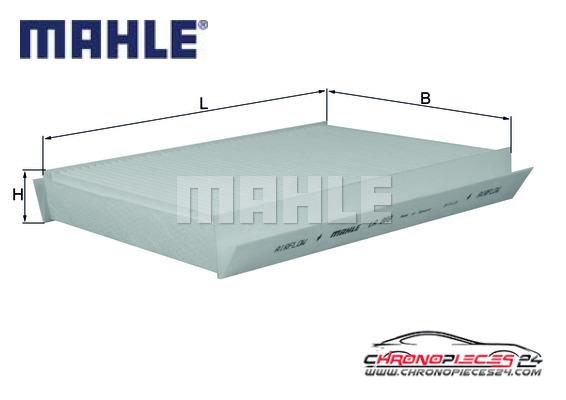 Achat de MAHLE LA 889 Filtre, air de l'habitacle pas chères