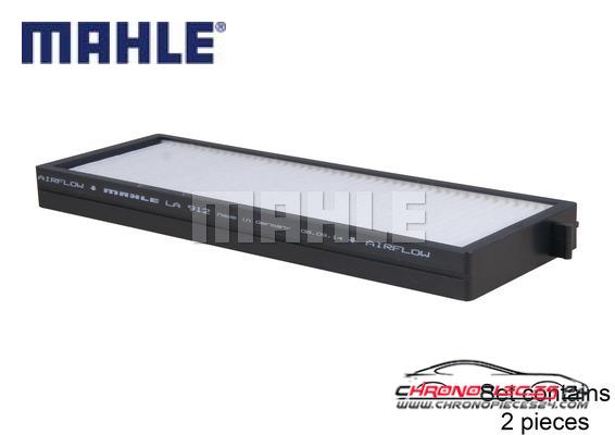 Achat de MAHLE LA 912/S Filtre, air de l'habitacle pas chères