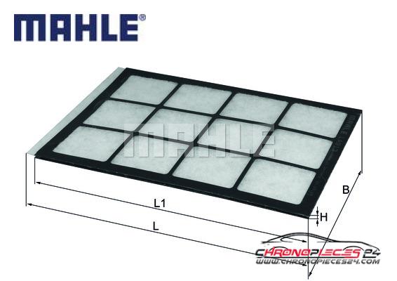 Achat de MAHLE LA 913 Filtre, air de l'habitacle pas chères