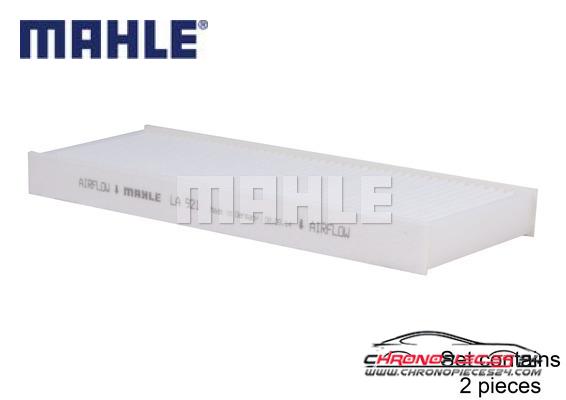 Achat de MAHLE LA 921/S Filtre, air de l'habitacle pas chères