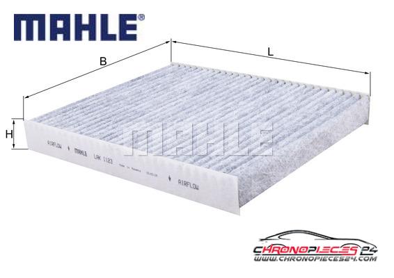 Achat de MAHLE LAK 1123 Filtre, air de l'habitacle pas chères