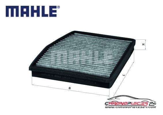 Achat de MAHLE LAK 124 Filtre, air de l'habitacle pas chères