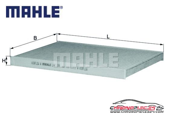 Achat de MAHLE LAK 159 Filtre, air de l'habitacle pas chères