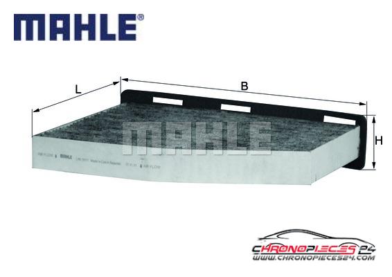 Achat de MAHLE LAK 181/1 Filtre, air de l'habitacle pas chères