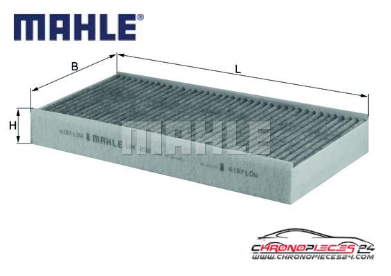 Achat de MAHLE LAK 232 Filtre, air de l'habitacle pas chères