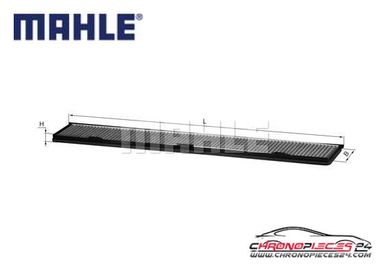 Achat de MAHLE LAK 248 Filtre, air de l'habitacle pas chères