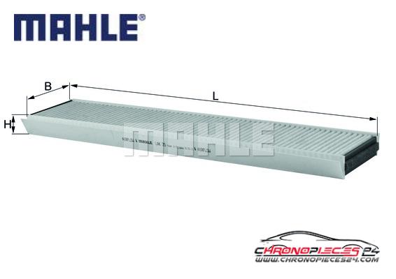 Achat de MAHLE LAK 25 Filtre, air de l'habitacle pas chères