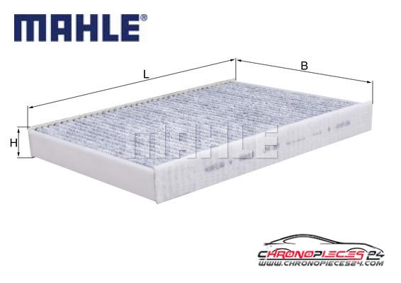 Achat de MAHLE LAK 387 Filtre, air de l'habitacle pas chères