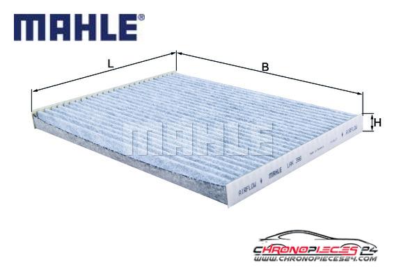 Achat de MAHLE LAK 396 Filtre, air de l'habitacle pas chères