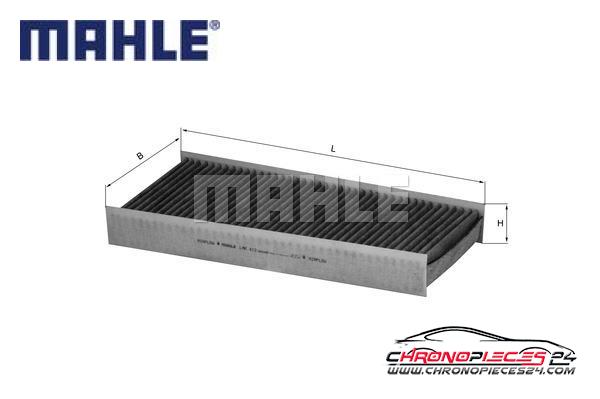 Achat de MAHLE LAK 412 Filtre, air de l'habitacle pas chères