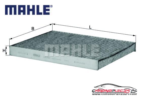 Achat de MAHLE LAK 463 Filtre, air de l'habitacle pas chères