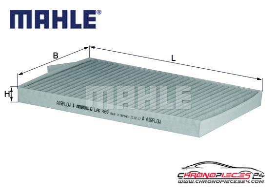 Achat de MAHLE LAK 469 Filtre, air de l'habitacle pas chères