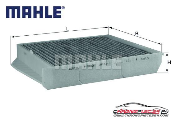 Achat de MAHLE LAK 54/1 Filtre, air de l'habitacle pas chères