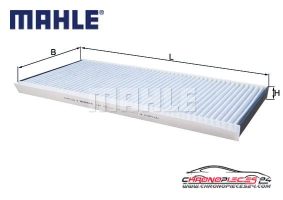 Achat de MAHLE LAK 62 Filtre, air de l'habitacle pas chères