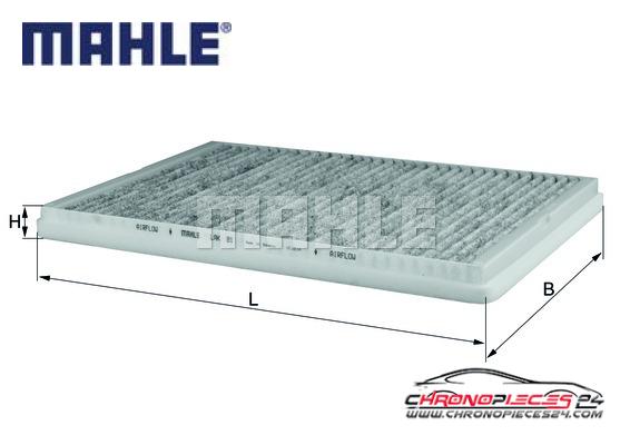 Achat de MAHLE LAK 81 Filtre, air de l'habitacle pas chères