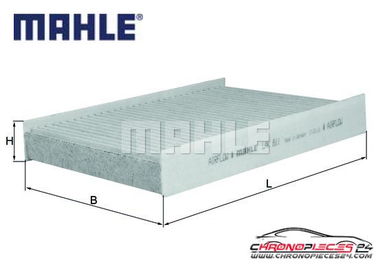 Achat de MAHLE LAK 811 Filtre, air de l'habitacle pas chères