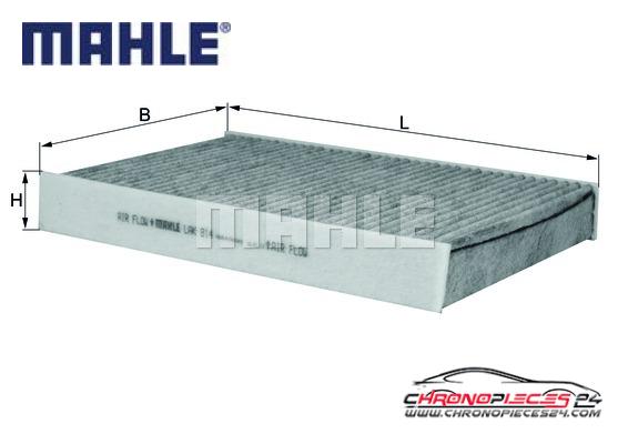 Achat de MAHLE LAK 814 Filtre, air de l'habitacle pas chères