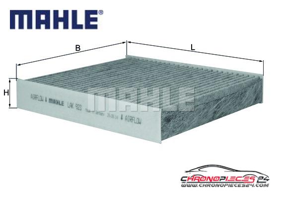 Achat de MAHLE LAK 923 Filtre, air de l'habitacle pas chères