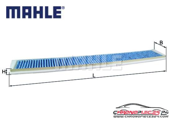 Achat de MAHLE LAO 102 Filtre, air de l'habitacle pas chères