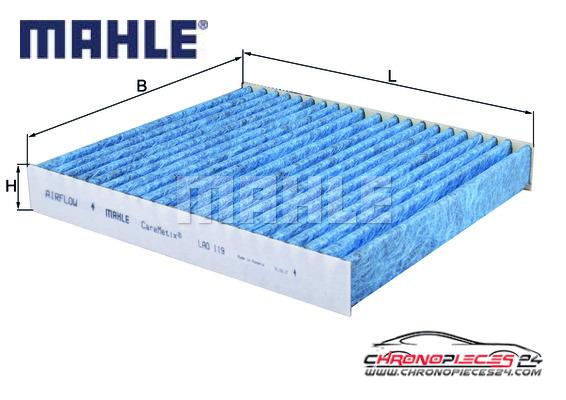 Achat de MAHLE LAO 119 Filtre, air de l'habitacle pas chères