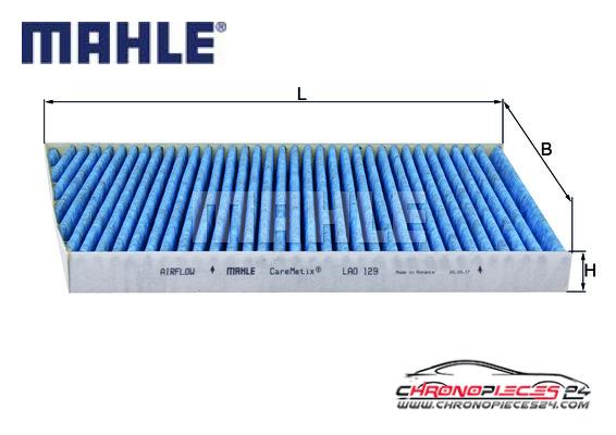 Achat de MAHLE LAO 129 Filtre, air de l'habitacle pas chères