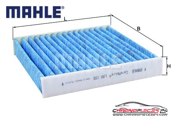 Achat de MAHLE LAO 155 Filtre, air de l'habitacle pas chères