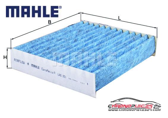 Achat de MAHLE LAO 251 Filtre, air de l'habitacle pas chères