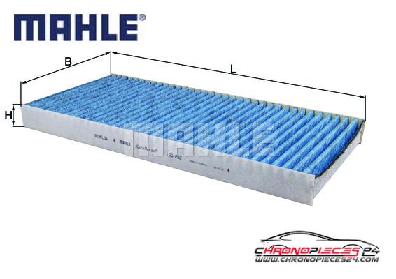 Achat de MAHLE LAO 252 Filtre, air de l'habitacle pas chères