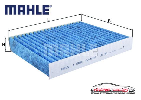 Achat de MAHLE LAO 293 Filtre, air de l'habitacle pas chères