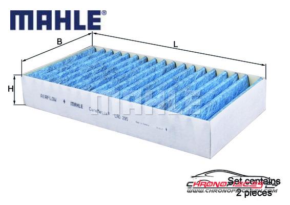 Achat de MAHLE LAO 295/S Filtre, air de l'habitacle pas chères