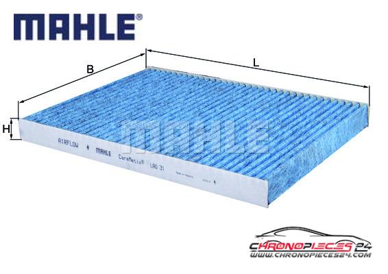 Achat de MAHLE LAO 31 Filtre, air de l'habitacle pas chères