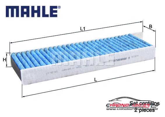 Achat de MAHLE LAO 428/S Filtre, air de l'habitacle pas chères