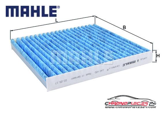 Achat de MAHLE LAO 430 Filtre, air de l'habitacle pas chères