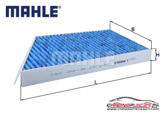 Achat de MAHLE LAO 57 Filtre, air de l'habitacle pas chères