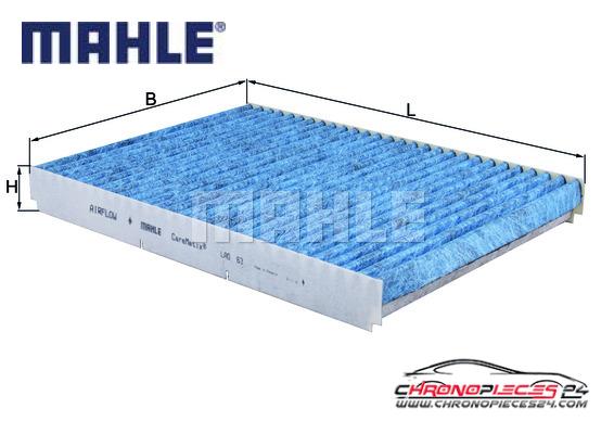 Achat de MAHLE LAO 63 Filtre, air de l'habitacle pas chères