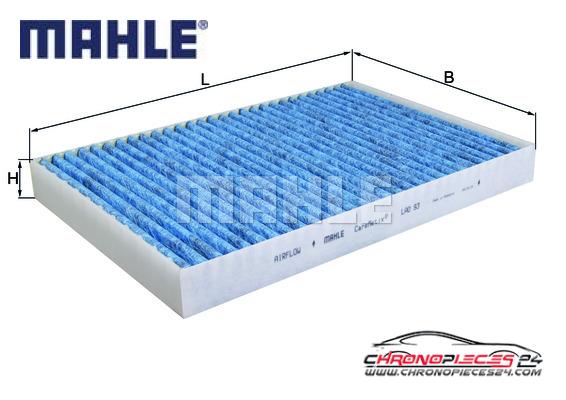 Achat de MAHLE LAO 93 Filtre, air de l'habitacle pas chères