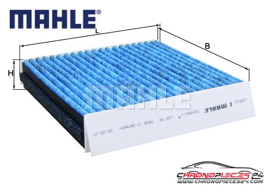 Achat de MAHLE LAO 96 Filtre, air de l'habitacle pas chères