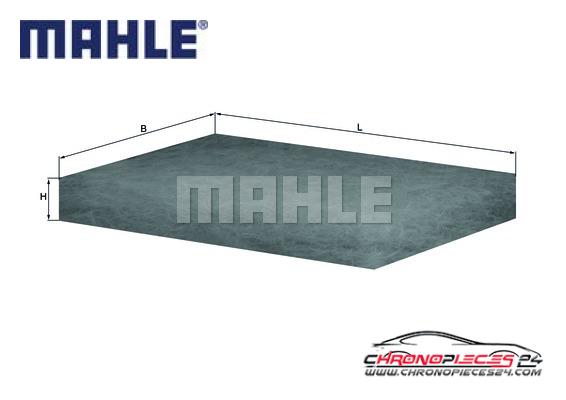 Achat de MAHLE LAP 12 Filtre, air de l'habitacle pas chères