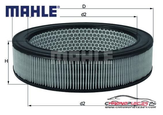 Achat de MAHLE LX 1 Filtre à air pas chères