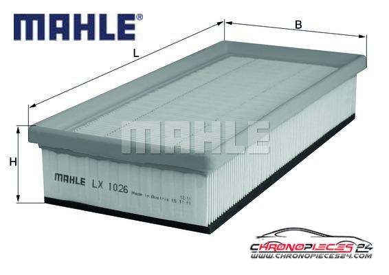 Achat de MAHLE LX 1026 Filtre à air pas chères