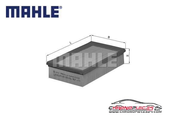 Achat de MAHLE LX 105 Filtre à air pas chères