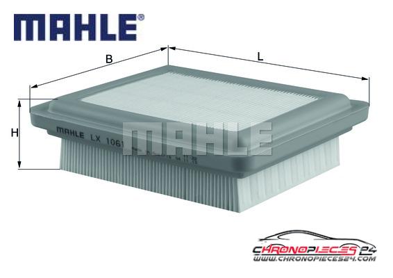 Achat de MAHLE LX 1061 Filtre à air pas chères