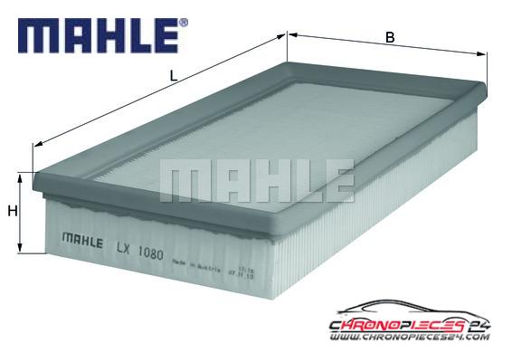 Achat de MAHLE LX 1080 Filtre à air pas chères