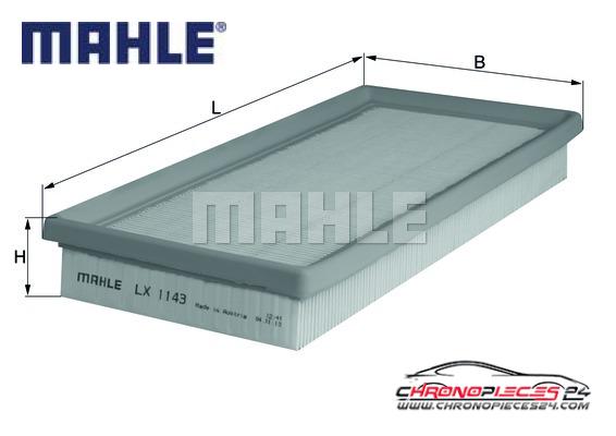 Achat de MAHLE LX 1143 Filtre à air pas chères