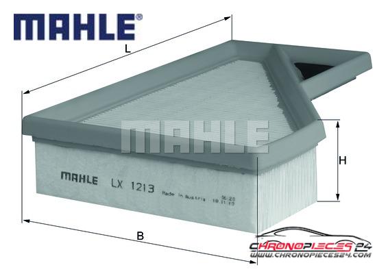 Achat de MAHLE LX 1213 Filtre à air pas chères