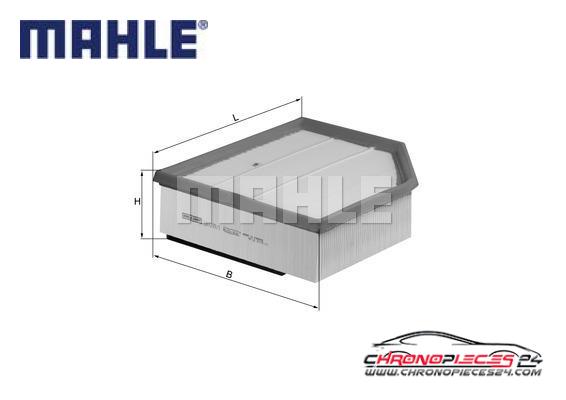 Achat de MAHLE LX 1289/1 Filtre à air pas chères